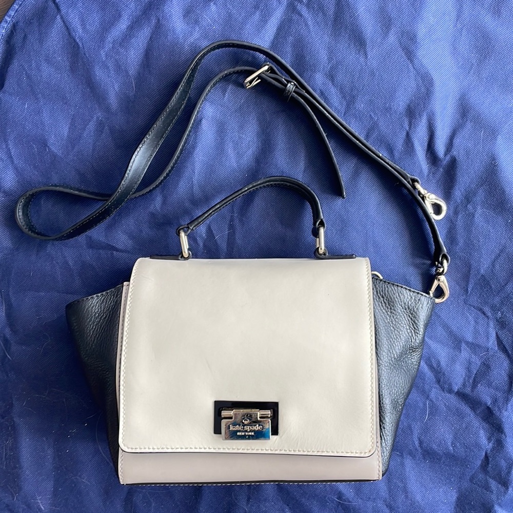 Kate Spade Tri-Toned Detachable Strap Envelope Bag: RN 0120760 CA 57710